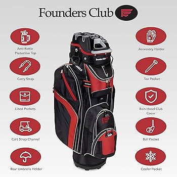 FoundersClub - キャディバック14分割　ファウンダーズクラブ Amazon.com : Founders Club Premium Cart Bag with 14 Way